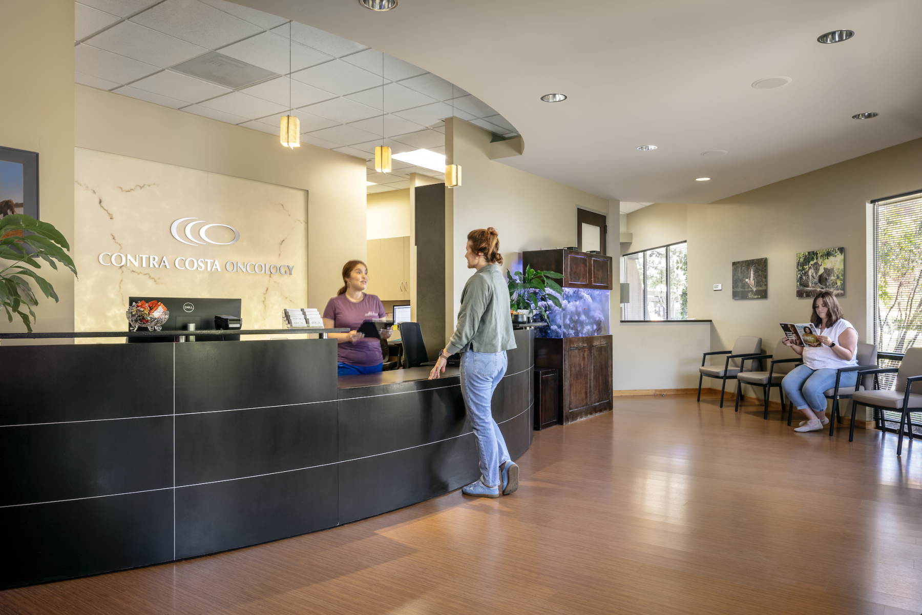 CCO Reception Area in Walnut Creek